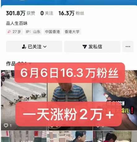 外面卖5000最新抖音搬运涨粉技术，新玩法，一分钟一条，一天涨粉2W，苹果安卓都可用|HOOK协议网