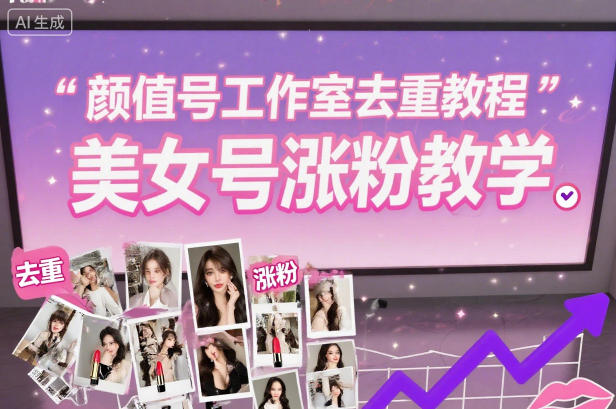 颜值号工作室去重教程，美女号涨粉教学|HOOK协议网