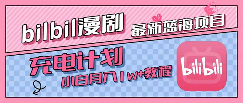 最新蓝海项目，B站充电计划，小白也能月入1w+|HOOK协议网