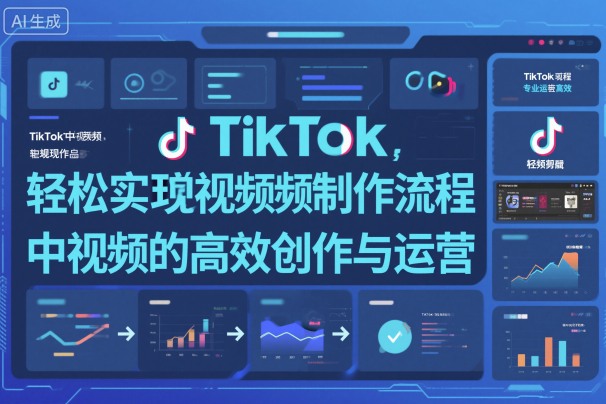 TikTok中视频制做流程，轻松实现Tk中视频的高效创作与运营|HOOK协议网