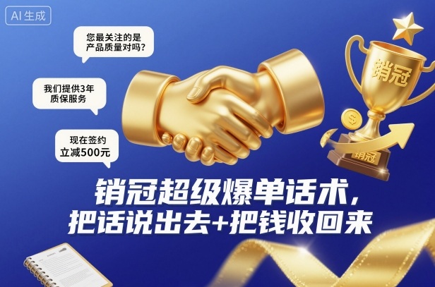 销冠超级爆单话术，把话说出去+把钱收回来|HOOK协议网