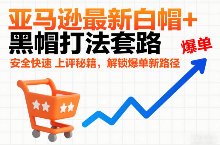 亚马逊最新白帽+黑帽打法套路，安全快速上评秘籍，解锁爆单新路径|HOOK协议网