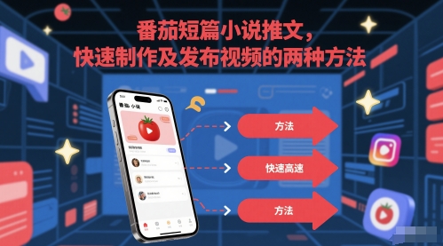 番茄短篇小说推文，快速制作及发布视频的两种方法|HOOK协议网