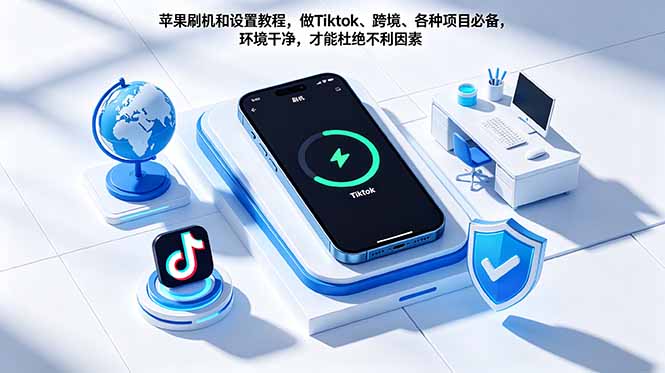 苹果刷机和设置教程，做Tiktok、跨境、各种项目必备，环境干净，才能杜绝不利因素|一人科技公司导航