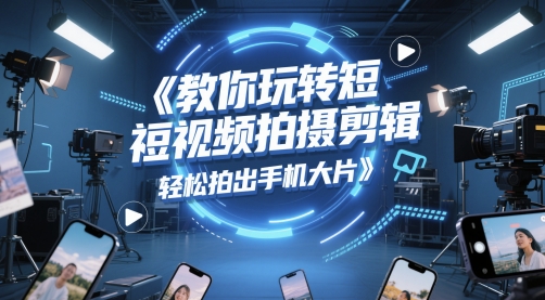 教你玩转短视频拍摄剪辑，轻松拍出手机大片|HOOK协议网