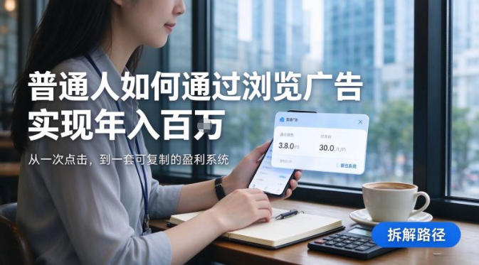 2026最新技术，24小时全自动浏览广告，全网独家项目，单台设备日入200+新手小白可快速上手，支持实地学习实地考察【揭秘】|一人科技OPC聚合软件