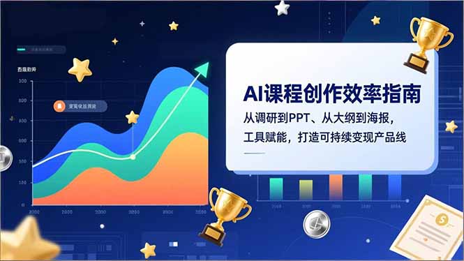 AI课程创作效率指南，从调研到PPT、从大纲到海报，工具赋能，打造可持续变现产品线|HOOK协议网