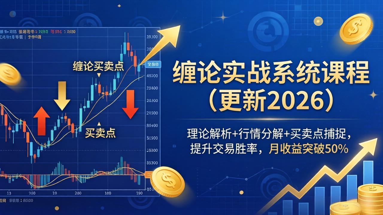 缠论实战系统课程(更新26年6月|一人科技公司导航