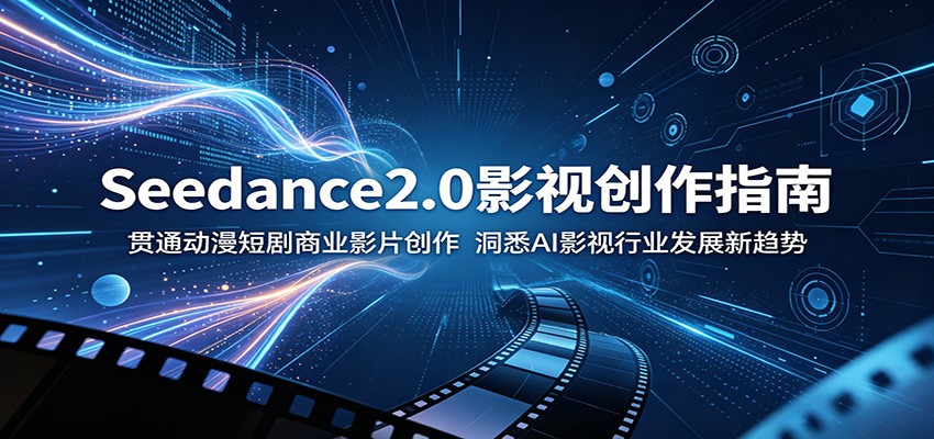 Seedance2.0影视创作指南：贯通动漫短剧商业影片创作，洞悉AI影视行业发展新趋势|一人科技公司导航