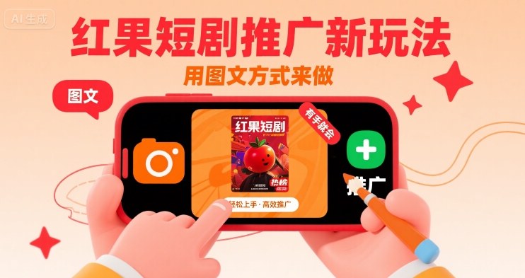 红果短剧推广新玩法，用图文方式来做，有手就会|HOOK协议网