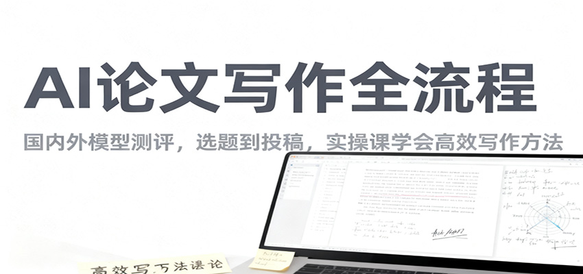 AI论文写作全流程，国内外模型测评，选题到投稿，实操课学高效写作方法|HOOK协议网