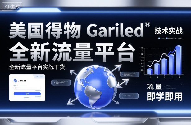 美国得物Gariled技术实战，全新流量平台​实战干货，即学即用|HOOK协议网