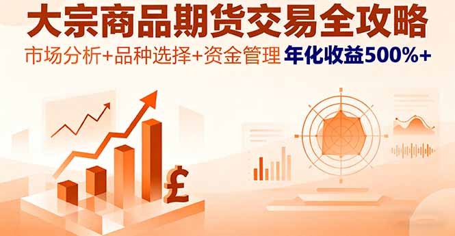 大宗商品期货交易全攻略，市场分析+品种选择+资金管理，年化收益500%+|HOOK协议网