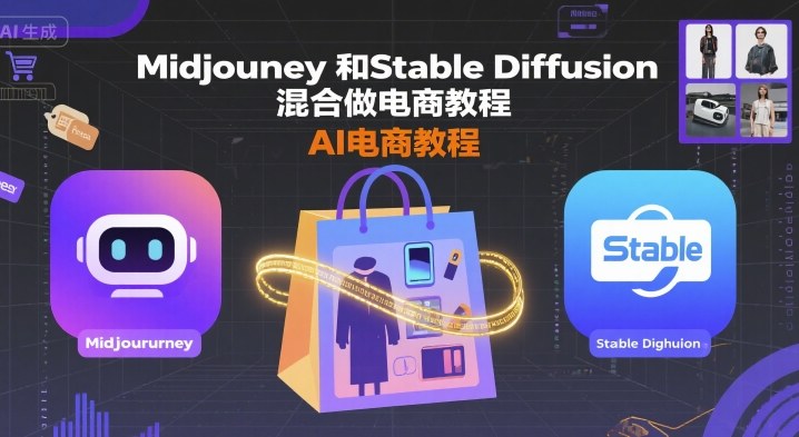 Midjourney和Stable Diffusion混合做电商教程-ai电商教程|HOOK协议网