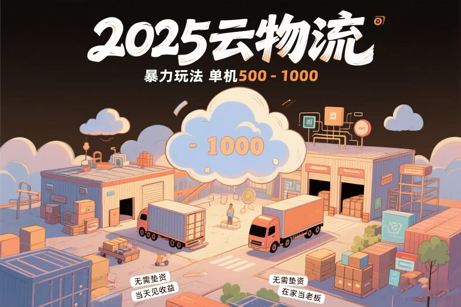 云物流赚差价，项目纯利润500~1000，无需垫资，当天到账。不需要有车，…|HOOK协议网