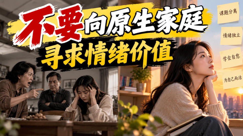 某公众号付费文章：不要向原生家庭寻求情绪价值|一人科技OPC聚合软件