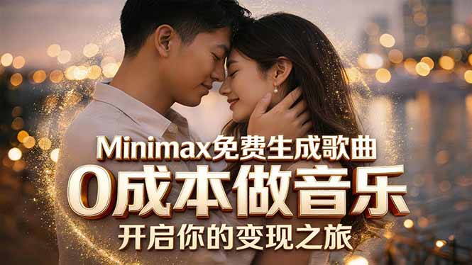 Minimax免费生成歌曲实测！0成本做音乐，说唱流行Lofi一键生成|一人科技公司导航