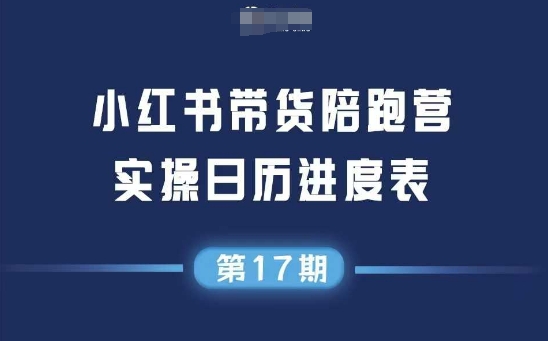小红书第17期带货陪跑营，不囤货，无不直播，无不投流，通过选品+笔记内容+测品+笔记铺量+矩阵运营打爆款(更新)|HOOK协议网