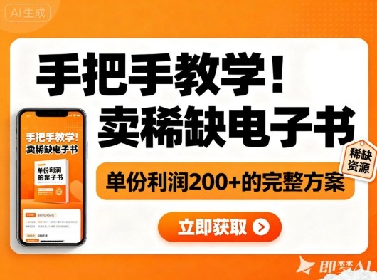 手把手教学！在小红书卖稀缺电子书，单份利润2张+的完整方案|HOOK协议网