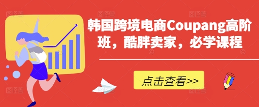 韩国跨境电商Coupang高阶班，酷胖卖家，必学课程|HOOK协议网