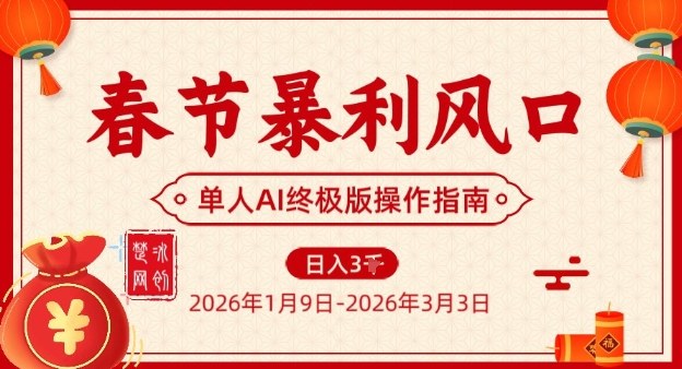 春节暴利风口项目，单人AI落地翻身终极版实操|HOOK协议网