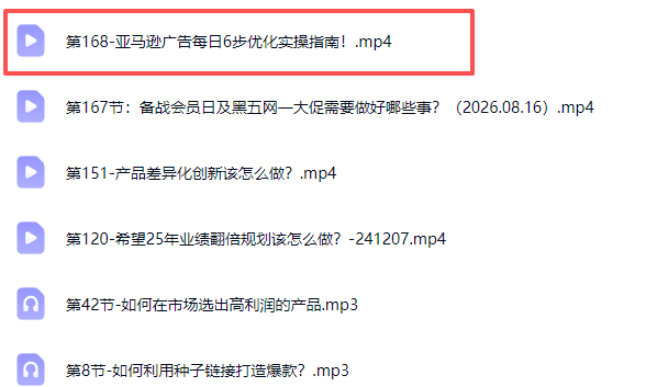 skyla亚马逊跨境实战课-更新0927：全品类选品逻辑｜SP/SB/SD广告精细化｜新品打爆旺季爆单全套运营教程|一人科技OPC聚合软件