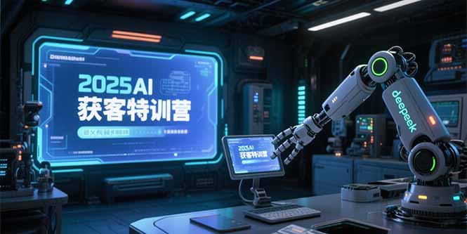 2025AI获客特训营，AI图文视频全制作，deepseek工具实操教学|HOOK协议网