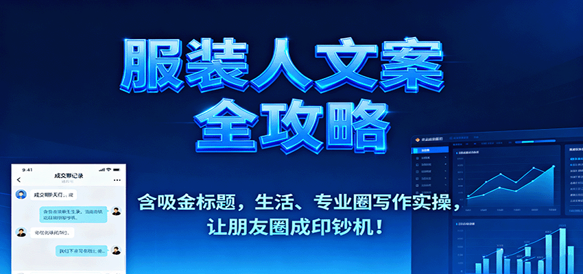服装人文案全攻略，含吸金标题，生活、专业圈写作实操，让朋友圈成印钞机！|HOOK协议网