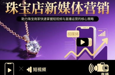 珠宝店新媒体营销，助力珠宝商家快速掌握短视频与直播运营的核心策略|HOOK协议网