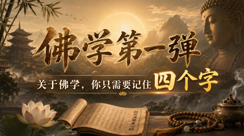 付费文章：佛学第一弹，关于佛学，你只需要记住四个字|一人科技OPC聚合软件