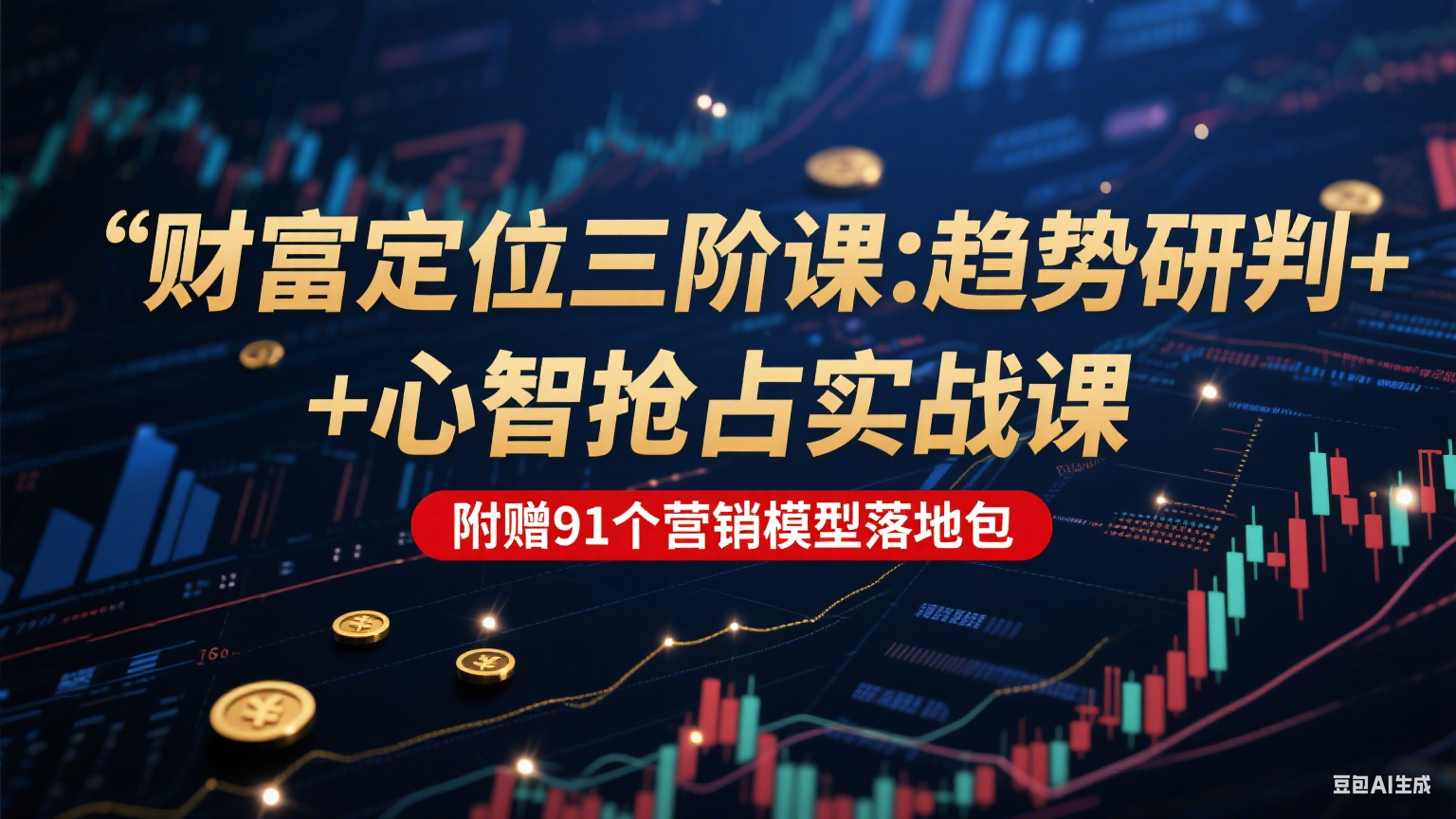 财富定位三阶：趋势研判 + 心智抢占实战课，附赠91个营销模型落地包|HOOK协议网