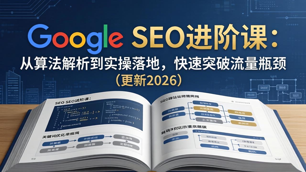 Google SEO进阶课：从算法解析到实操落地，快速突破流量瓶颈(更新2026|协议软件打粉软件