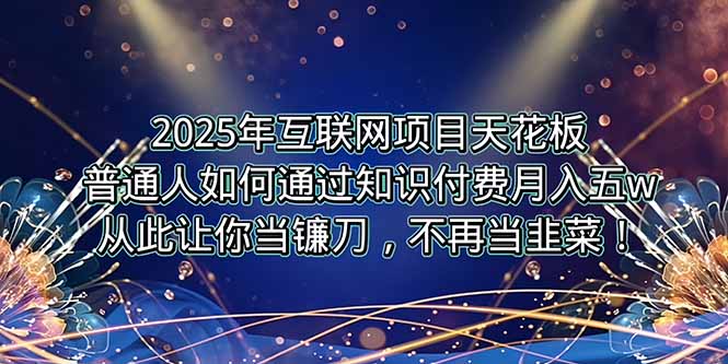 2025年互联网项目天花板，普通人如何通过卖项目实现逆风翻盘，月入5W＋！|HOOK协议网