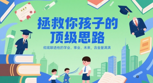 付费文章：拯救你孩子的顶级思路，彻底聊透他的学业、事业、未来，含金量满满|HOOK协议网