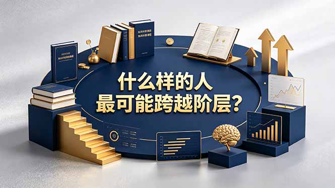 付费文章：什么样的人最可能跨越阶层？具备这五种特质，普通人也能顺利跨越阶层|一人科技公司导航