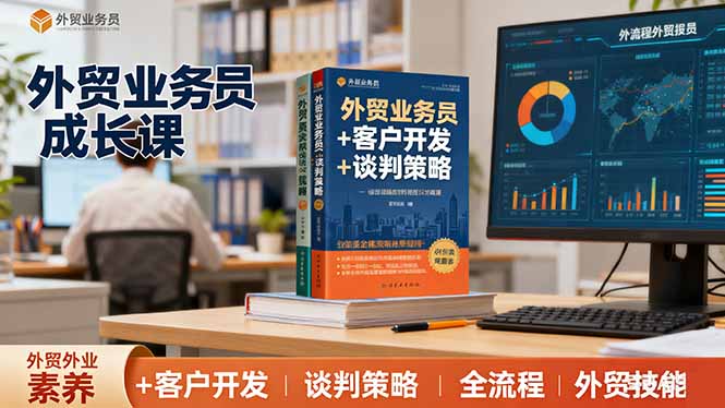 外贸业务员成长课：职业素养+客户开发+谈判策略、掌握全流程外贸技能|HOOK协议网