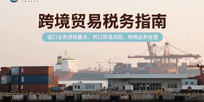 跨境贸易税务指南，进口业务退税要点，转口贸易风险，特殊业务处理|HOOK协议网