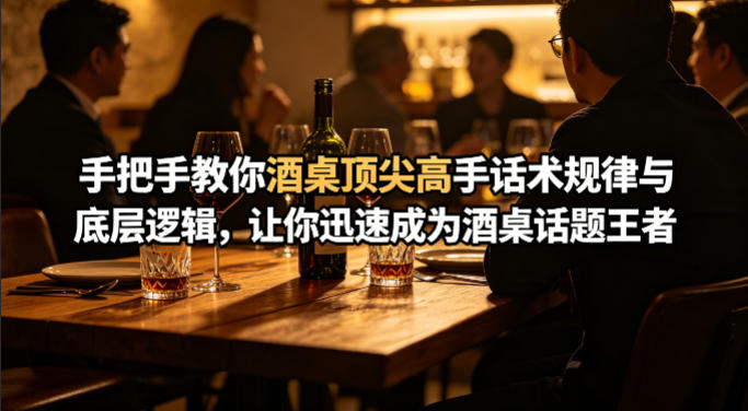 付费文章：手把手教你酒桌顶尖高手话术规律与底层逻辑，让你迅速成为酒桌话题王者(二十年全网独家经验分享)|协议软件打粉软件
