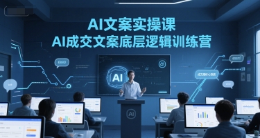 AI文案实操课，AI成交文案底层逻辑训练营|HOOK协议网
