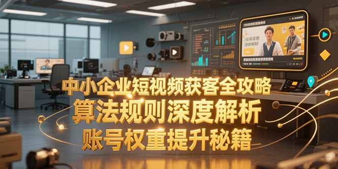 中小企业短视频获客全攻略，算法规则深度解析，账号权重提升秘籍|HOOK协议网