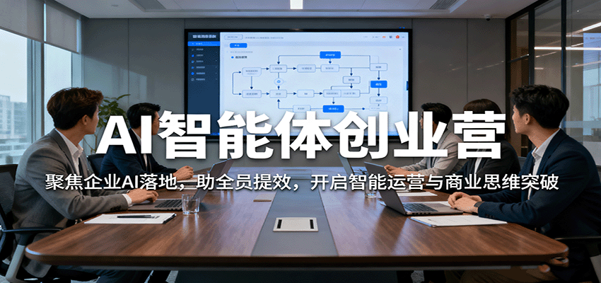 AI智能体创业营：聚焦企业AI落地，助全员提效，开启智能运营与商业思维突破|HOOK协议网