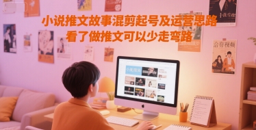 小说推文故事混剪起号及运营思路，看了做推文可以少走弯路|HOOK协议网