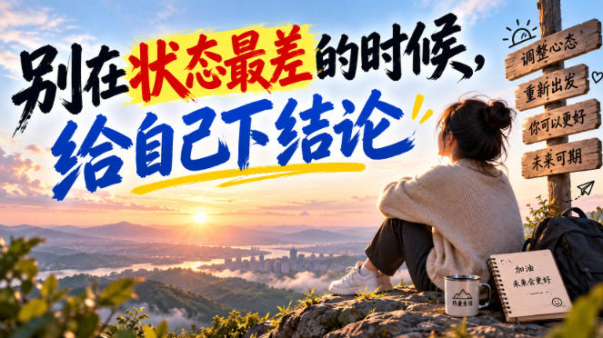 某公众号付费文章：别在状态最差的时候，给自己下结论|一人科技OPC聚合软件