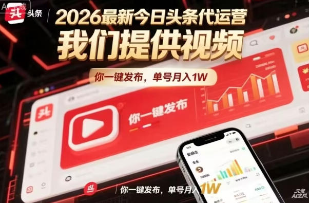 今日头条躺賺模式，你9我1，操作简单，一键发布，单机日入数百，长期合作【揭秘】|协议软件打粉软件