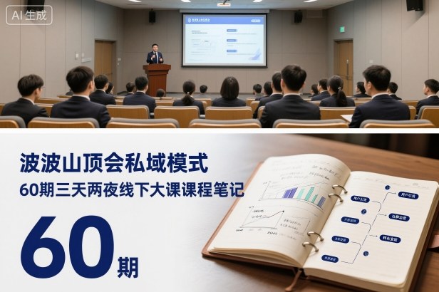 波波山顶会私域模式60期三天两夜线下大课课程笔记(文档)|HOOK协议网